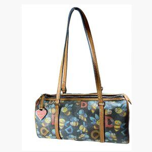 Dooney & Bourke Vintage Bumble Bee Barrel Bag Novelty Bag EUC